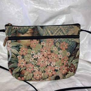 EUC DANNY K  Tapestry Crossbody Bag/Made in USA